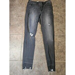 William Rast Black Denim high rise skinny jean sz 28